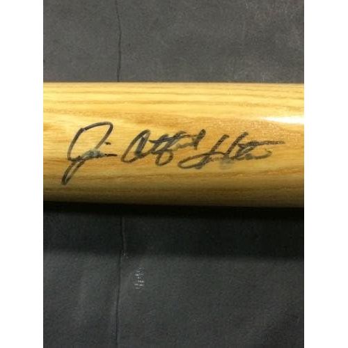  Sports Memorabilia Jim Catfish Hunter signed Louisville Slugger baseball bat autograph HOF CBM COA - Autographed MLB Bats