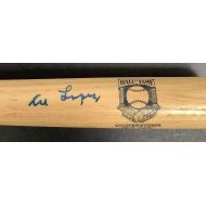 Sports Memorabilia Al Lopez Signed Baseball Mini Bat HOF Logo 16 Autograph Slugger JSA 2 - Autographed MLB Bats