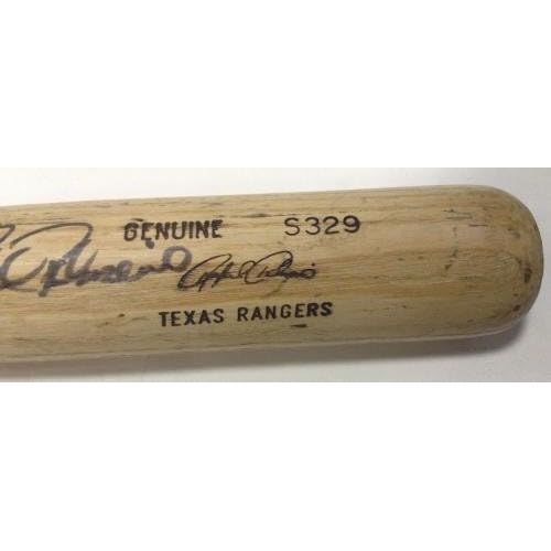  Sports Memorabilia Rafael Palmeiro Signed Game Used Louisville Slugger Bat Rangers Auto PSA COA - MLB Autographed Game Used Bats