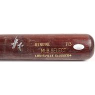 Sports Memorabilia LUCIUS FOX SIGNED GAME USED LOUISVILLE SLUGGER BASEBALL BAT TAMPA BAY RAYS w/JSA - Autographed MLB Bats