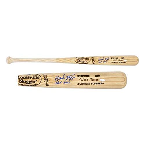  Sports Memorabilia Boggs, Wade Autohof (mlb) Louisville Slugger Bat - Autographed MLB Bats