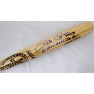 Sports Memorabilia Pete Rose Autographed Blonde Louisville Slugger Bat Cincinnati RedsHit King & 4256 PR Holo Stock #178266 - Autographed MLB Bats