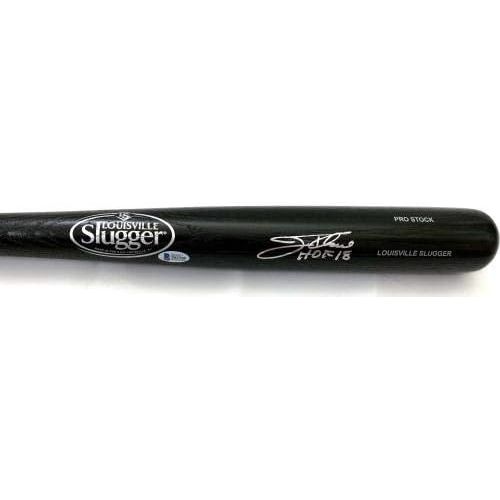  Sports Memorabilia Jim Thome Autographed Louisville Slugger Bat W/HOF 18 Indians Phillies White Sox Twins Beckett Witnessed - Autographed MLB Bats