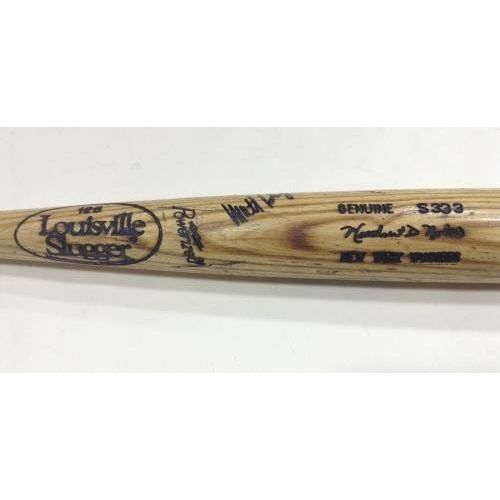  Sports Memorabilia Matt Nokes Signed Game Used Louisville Slugger Bat Autograph Coa Yankees Catcher - MLB Autographed Game Used Helmets