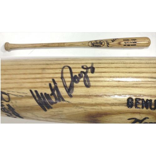  Sports Memorabilia Matt Nokes Signed Game Used Louisville Slugger Bat Autograph Coa Yankees Catcher - MLB Autographed Game Used Helmets