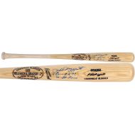 Sports Memorabilia Phil Rizzuto New York Yankees Autographed Blonde Louisville Slugger Bat withHR #21 Multiple Inscriptions - Autographed MLB Bats