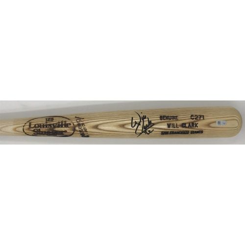  Sports Memorabilia Will Clark Autographed Game Model Louisville Slugger Bat - Autographed MLB Bats