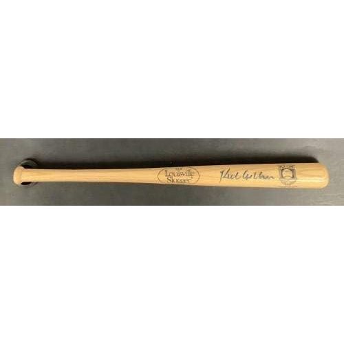  Sports Memorabilia Richie Ashburn Signed Baseball Mini Bat HOF Logo 16 Autograph Slugger JSA - Autographed MLB Bats