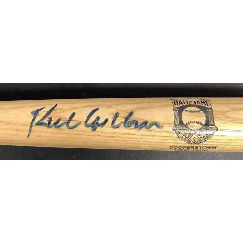  Sports Memorabilia Richie Ashburn Signed Baseball Mini Bat HOF Logo 16 Autograph Slugger JSA - Autographed MLB Bats