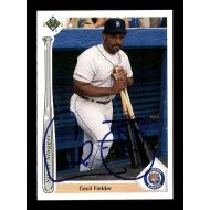 Sports Memorabilia Cecil Fielder Autographed 1991 Upper Deck Silver Slugger Card #SS12 Detroit Tigers SKU #184079 - Baseball Slabbed Autographed Cards