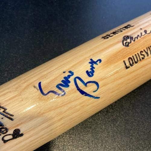  Sports Memorabilia Ernie Banks Signed Louisville Slugger Game Model Baseball Bat JSA COA - Autographed MLB Bats