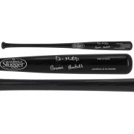 Sports Memorabilia Don Mattingly New York Yankees Autographed Black Louisville Slugger Bat withDonnie Baseball Inscription - Autographed MLB Bats