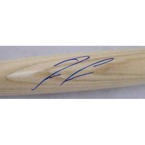  Sports Memorabilia Ronald Acuna Jr. Autographed Blonde Louisville Slugger Baseball Bat Atlanta Braves Beckett BAS Stock #181316 - Autographed MLB Bats