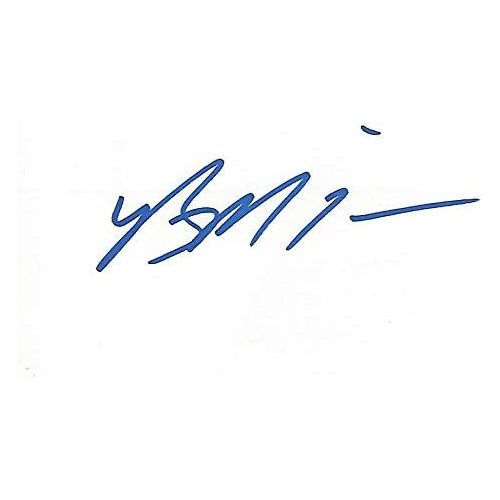  Sports Memorabilia BRIAN MCCANN -C- MLB Career 2005 thru 2018 (7 Time ALL-STAR, 6 Time SILVER SLUGGER, and AS MVP) Signed 5x3 Index Card - MLB Cut Signatures