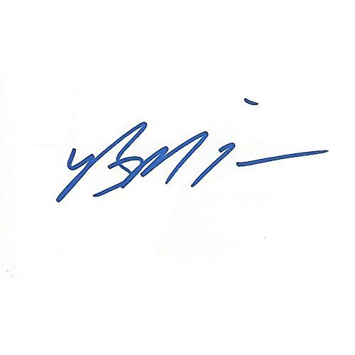  Sports Memorabilia BRIAN MCCANN -C- MLB Career 2005 thru 2018 (7 Time ALL-STAR, 6 Time SILVER SLUGGER, and AS MVP) Signed 5x3 Index Card - MLB Cut Signatures