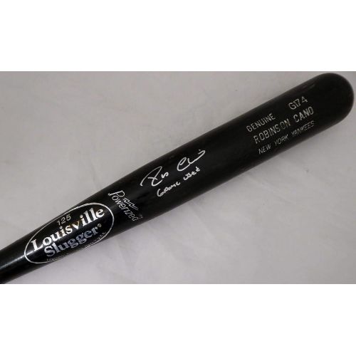  Sports Memorabilia Robinson Cano Autographed New York Yankees Game Used Louisville Slugger Bat With Signed CertificateGame Used PSA/DNA #7A96442 - MLB Autographed Game Used Bats