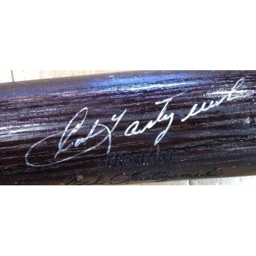  Sports Memorabilia Carl Yastrzemski Signed louisville Slugger game model Bat Red Sox PSA dna auto - Autographed MLB Bats