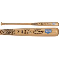 Sports Memorabilia Mookie Betts Los Angeles Dodgers 2020 MLB World Series Champions Autographed Louisville Slugger Champions Logo Bat with Multiple Inscriptions - Limited Edition of 10 - Autographed