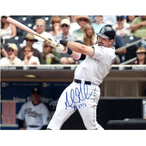  Sports Memorabilia ADRIAN GONZALEZ -1B- #23 (PADRES) 5 TIME ALL-STAR, 4 TIME GOLD GLOVE, and 2 TIME SILVER SLUGGER - Signed 14x11 Color Photo - Autographed MLB Gloves