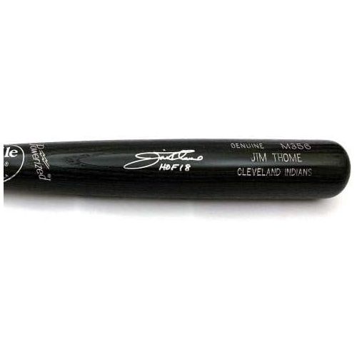  Sports Memorabilia Jim Thome Autographed Louisville Slugger Game Model Bat W/HOF 18 Block Indians Phillies White Sox Twins Beckett Witnessed - Autographed MLB Bats