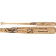 Sports Memorabilia Mike Piazza New York Mets Autographed Louisville Slugger Blonde Bat withHOF 2016 Inscription - Autographed MLB Bats