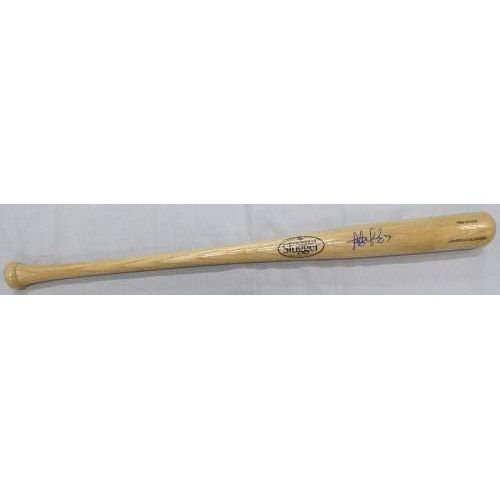  Sports Memorabilia Fernando Tatis Jr. Autographed Blonde Louisville Slugger Bat San Diego Padres Beckett BAS Stock #181114 - Autographed MLB Bats