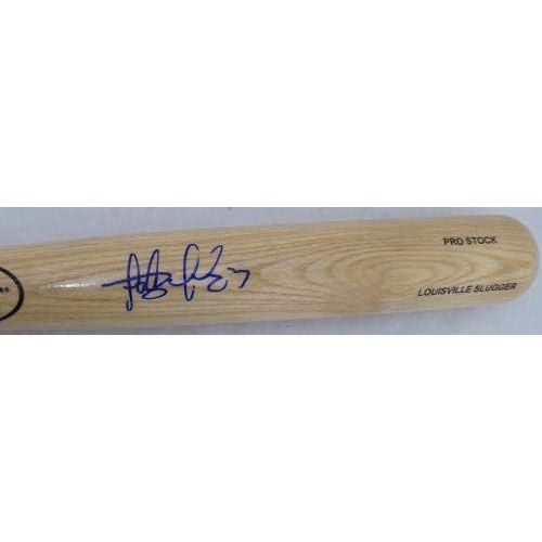  Sports Memorabilia Fernando Tatis Jr. Autographed Blonde Louisville Slugger Bat San Diego Padres Beckett BAS Stock #181114 - Autographed MLB Bats