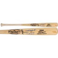 Sports Memorabilia Phil Rizzuto New York Yankees Autographed Blonde Louisville Slugger Bat withHR #8 Multiple Inscriptions - Autographed MLB Bats