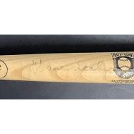 Sports Memorabilia Warren Spahn Signed Baseball Mini Bat HOF Logo 16 Autograph Slugger JSA - Autographed MLB Bats