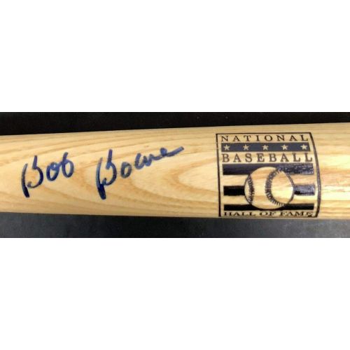  Sports Memorabilia Bob Boone Signed Baseball Mini Bat HOF Logo 16 Autograph Slugger JSA - Autographed MLB Bats