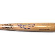 Sports Memorabilia Andre Dawson Signed Blonde Louisville Slugger Baseball Bat w/ 3 Insc- JSA W Auth - Autographed MLB Bats