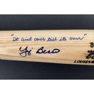 Sports Memorabilia Yogi Berra Signed Bat Slugger NYY Autograph LE of 500 It Aint Over Inscr HOF JSA - Autographed MLB Bats
