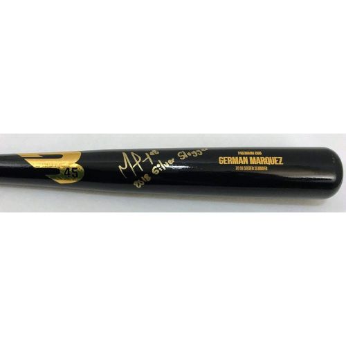 Sports Memorabilia Premium C65 Signed German Marquez 2018 Silver Slugger Bat LSM JSA COA - Autographed MLB Bats