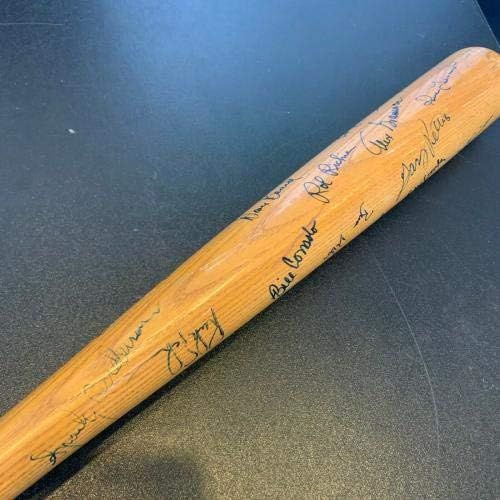  Sports Memorabilia 1989 Detroit Tigers Team Signed Game Used Louisville Slugger Baseball Bat - Autographed MLB Bats