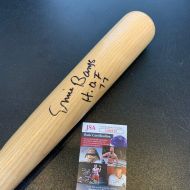 Sports Memorabilia Ernie Banks Hall Of Fame 1977 Signed Louisville Slugger Game Model Bat JSA COA - Autographed MLB Bats