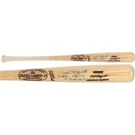 Sports Memorabilia Phil Rizzuto New York Yankees Autographed Blonde Louisville Slugger Bat withHR #16 Multiple Inscriptions - Autographed MLB Bats