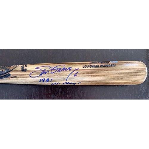  Sports Memorabilia Steve Garvey81 WS Champs Autographed Louisville Slugger Bat - Autographed MLB Bats