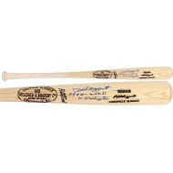 Sports Memorabilia Phil Rizzuto New York Yankees Autographed Blonde Louisville Slugger Bat withHR #30 Multiple Inscriptions - Autographed MLB Bats