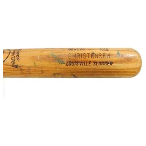  Sports Memorabilia 1984-85 John Christensen Game Used Louisville Slugger 33 3/4 K48 Bat Mets - Game Used MLB Bats