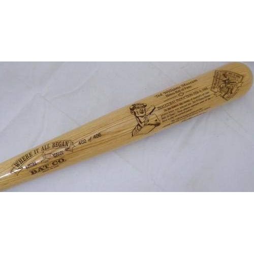  Sports Memorabilia Ted Williams Autographed Louisville Slugger Bat Boston Red Sox #/406 JSA #Z72894 - Autographed MLB Bats