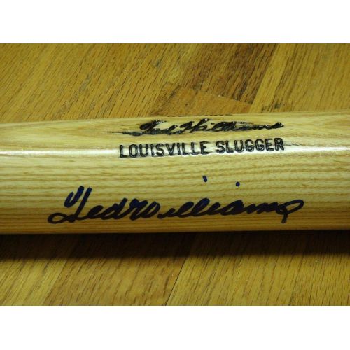  Sports Memorabilia Ted Williams Signed Beckett Authenticated Lousiville Slugger Bat Autographed.. - Autographed MLB Bats