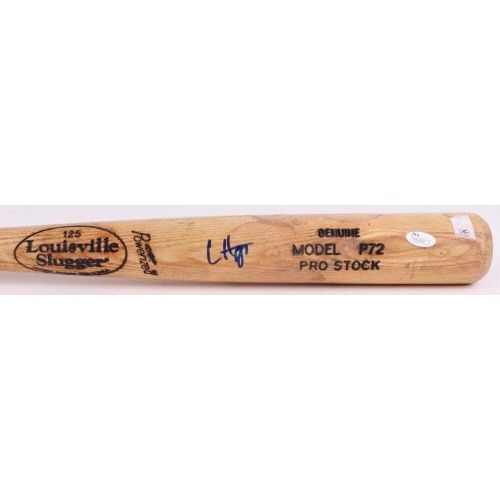  Sports Memorabilia IAN HAPP SIGNED LOUISVILLE SLUGGER GAME USED BASEBALL BAT w/JSA COA CHICAGO CUBS - MLB Autographed Game Used Helmets