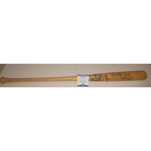  Sports Memorabilia LARRY DOBY (Indians) Signed Louisville Slugger BAT w/ Beckett COA & Inscription - Autographed MLB Bats