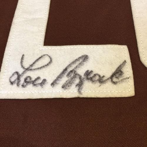  Sports Memorabilia Rare Lou Brock Signed Authentic Louisville Slugger Signature Jersey JSA COA - Autographed MLB Bats