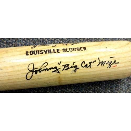  Sports Memorabilia JohnnyBig Cat Mize Autographed Louisville Slugger Bat New York Yankees PSA/DNA #X58177 - Autographed MLB Bats