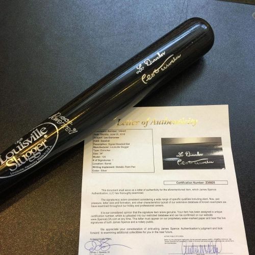  Sports Memorabilia Rare Leo Durocher Signed Louisville Slugger Game Model Bat With JSA COA - Autographed MLB Bats