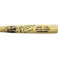 Sports Memorabilia Orlando Merced Autographed/Signed Louisville Slugger Genuine Bat - Autographed MLB Bats