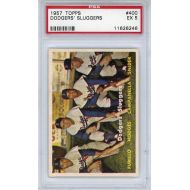 Sports Memorabilia Dodgers Sluggers Brooklyn Dodgers 1957 Topps #400 PSA 5 Card - Slabbed Baseball Cards