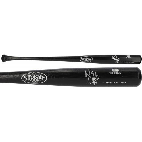  Sports Memorabilia Will Clark San Francisco Giants Autographed Black Louisville Slugger Bat - Autographed MLB Bats