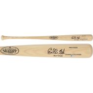 Sports Memorabilia Carlton Fisk Boston Red Sox Autographed Blonde Louisville Slugger Bat withHOF 2000 Inscription - Autographed MLB Bats